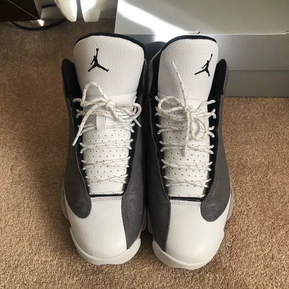 White Atmosphere Grey 13 Atmosphere Grey Gray And White 13s Jordan
